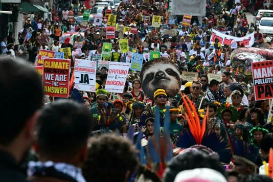 marcha pueblños indigenas