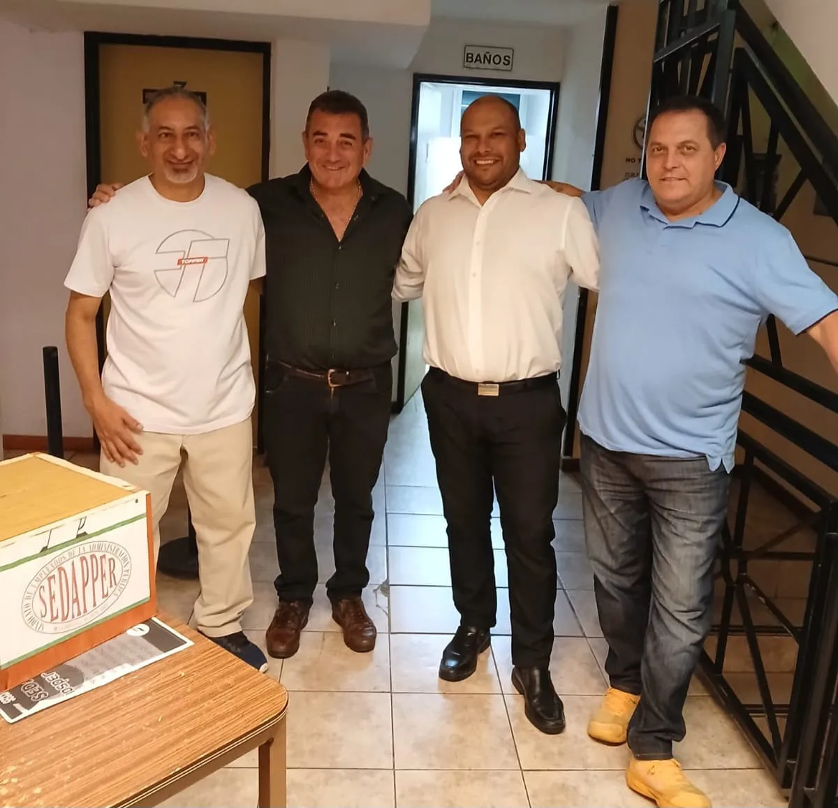 delegado y representantes de SEDAPER