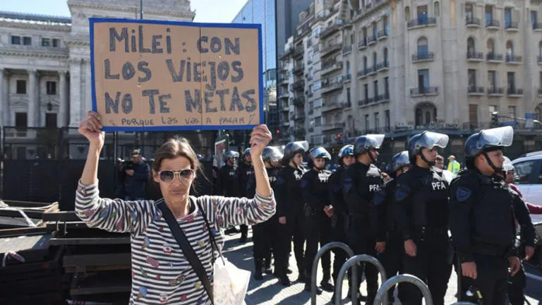 marcha jubilados