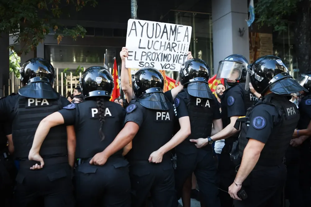 Jubilados represion