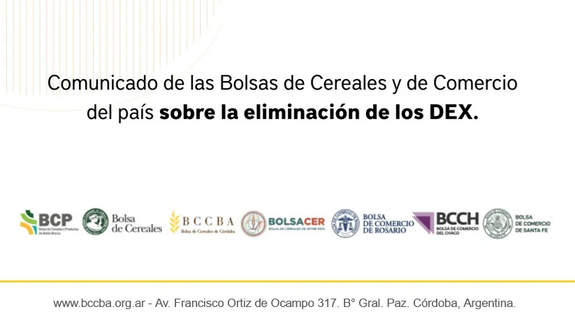 comunicado bolsas de comercio del pais