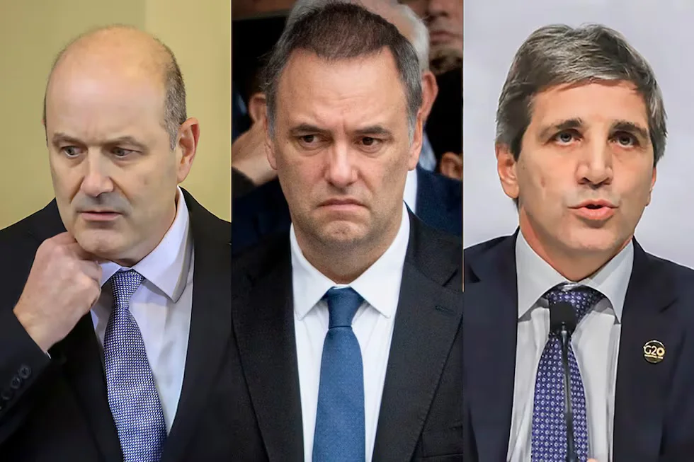 dekincuentes  Sturzenegger, Adorni y Caputo