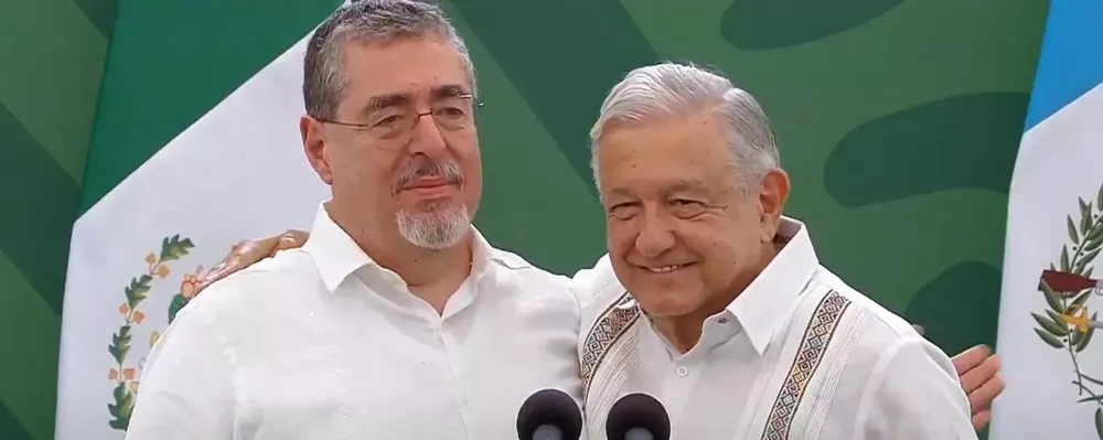 presidentes de Mexixo y Guatemala