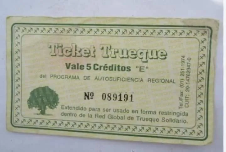 ticket trueque