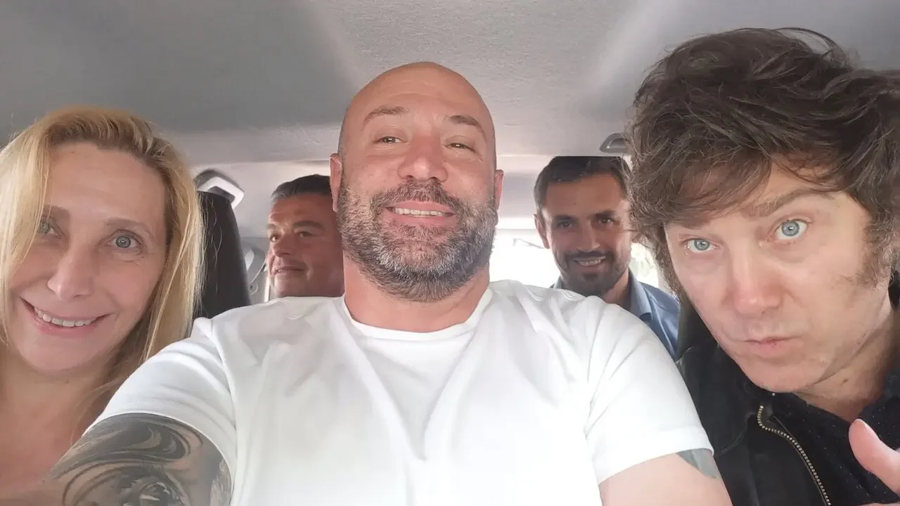 Karina Milei, Diego Spagnuolo y Javier Milei, el 3 %